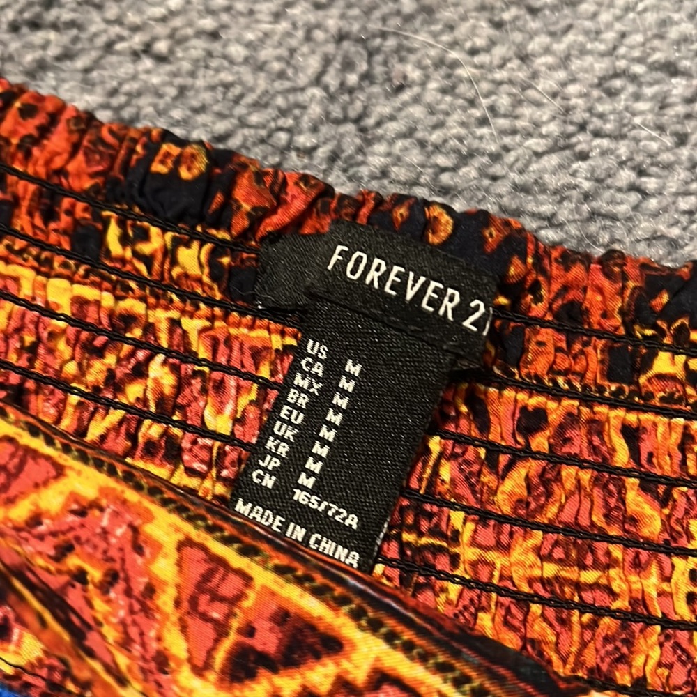 F21 patterned pants - Picture 3 of 3